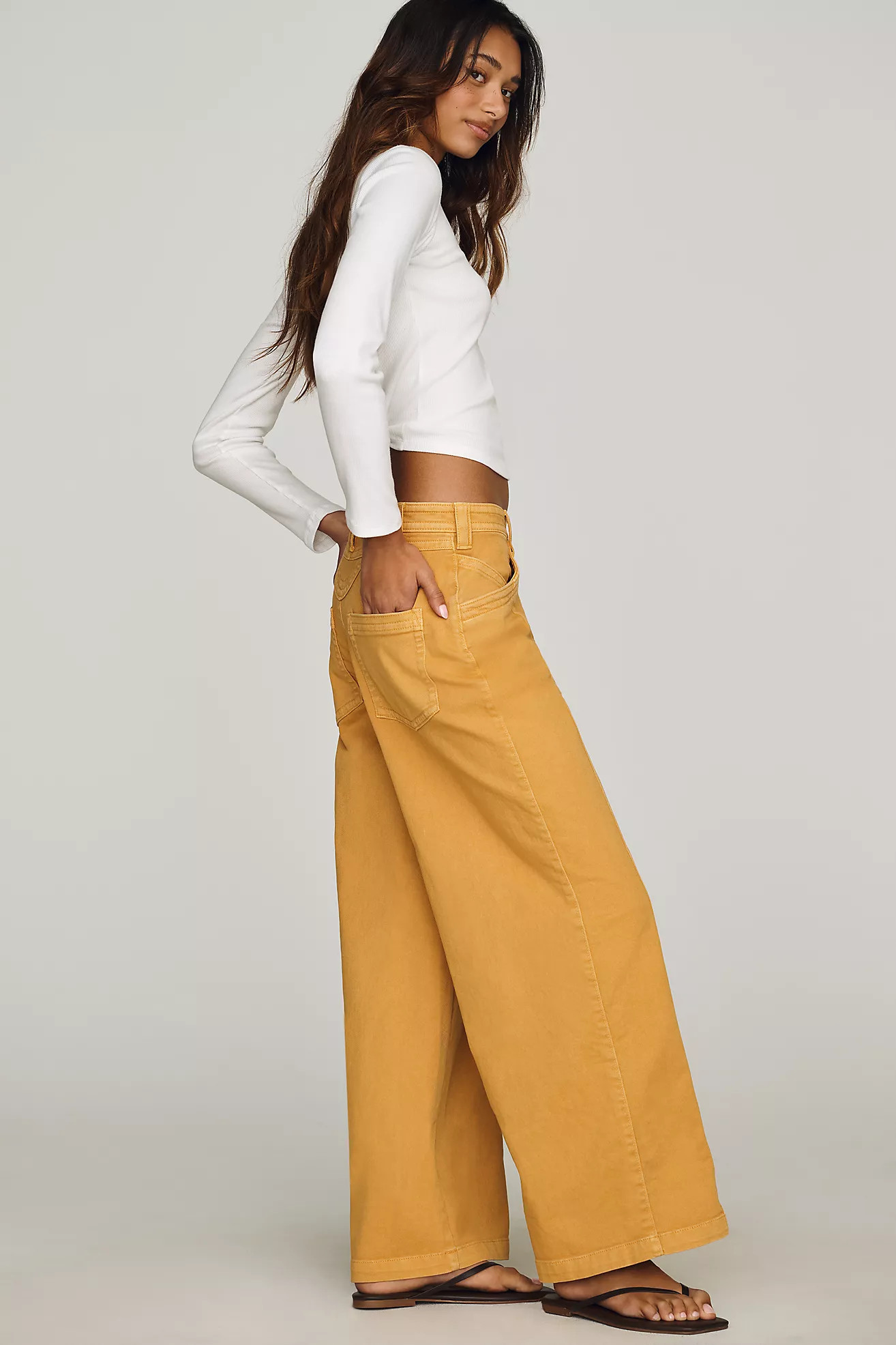 Pilcro Wide-Leg Pants | Anthropologie (US)