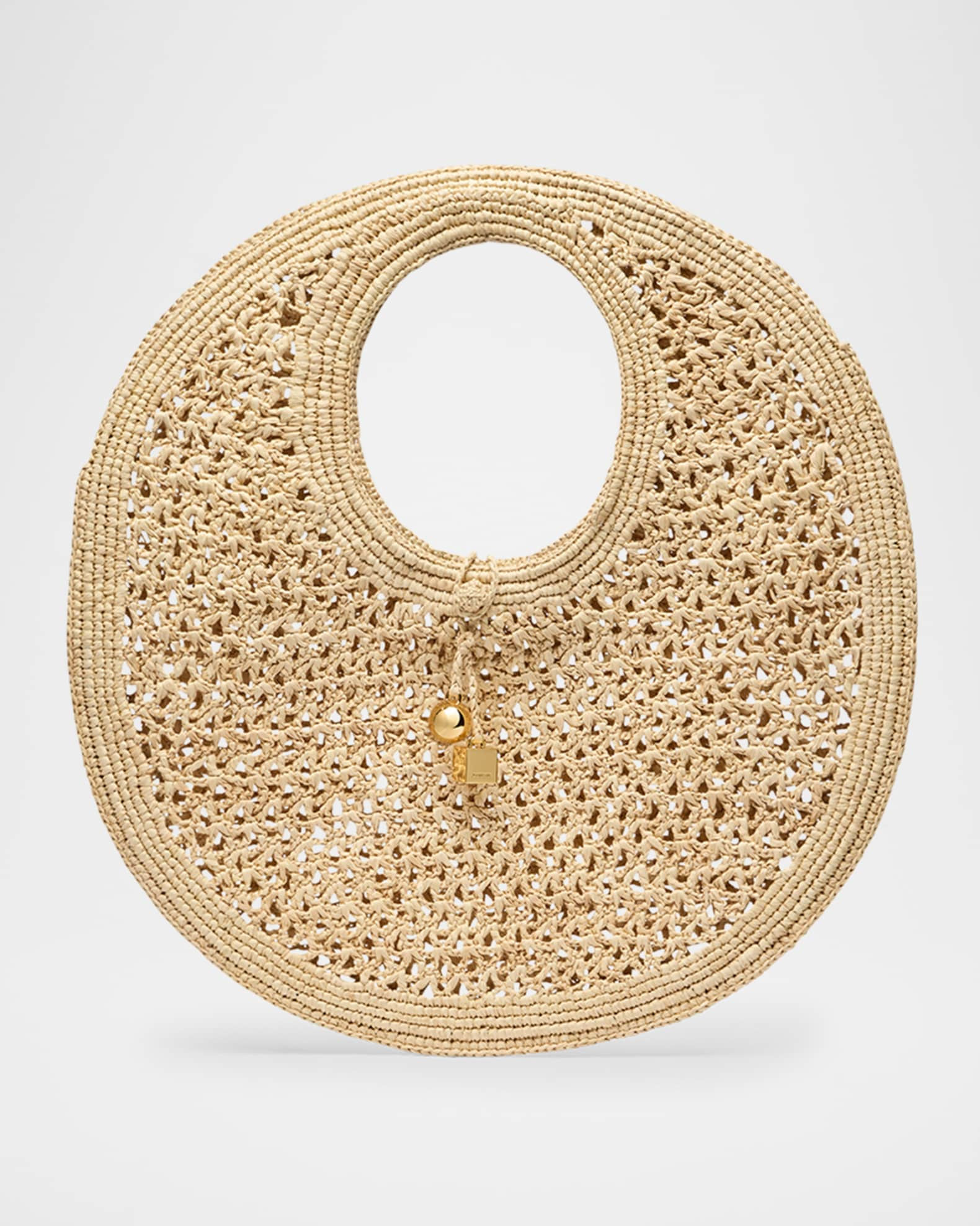 Le Rond Raffia Tote Bag | Neiman Marcus