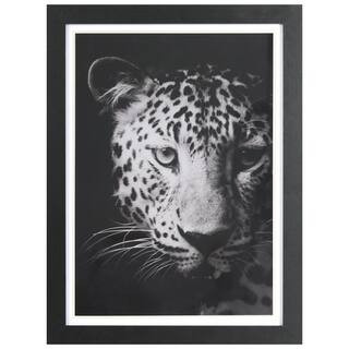 12" x 16" Leopard Face Photo Wall Décor by Ashland® in Black/White | Michaels® | Michaels Stores