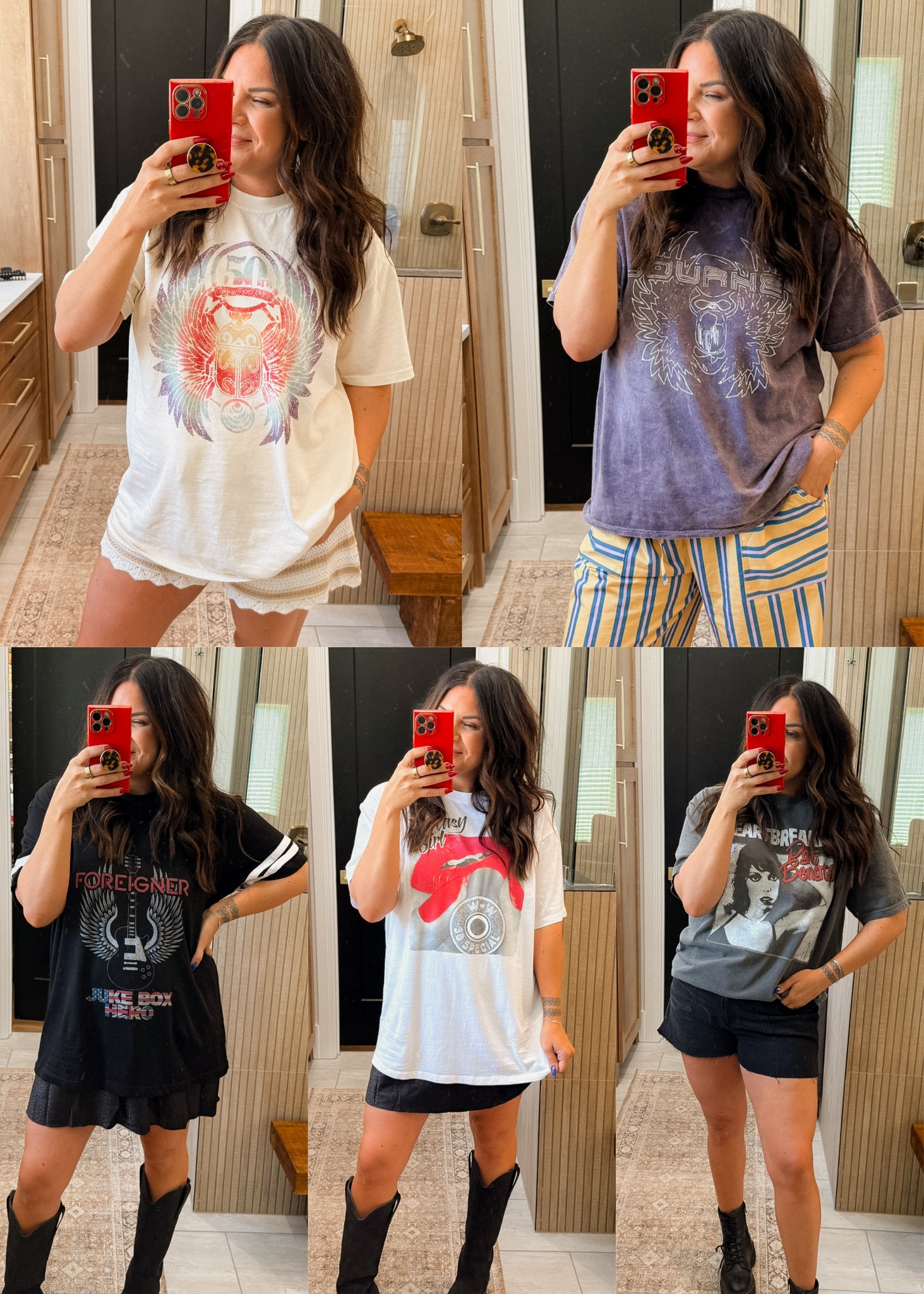 Band tee vault is OPEN!
wearing an XL in all of them!
Code: BWC for 25% off sitewide 
Code: BWC3 for Buy 2 get One 90% Off


#LTKStyleTip #LTKFindsUnder50 #LTKBeauty
