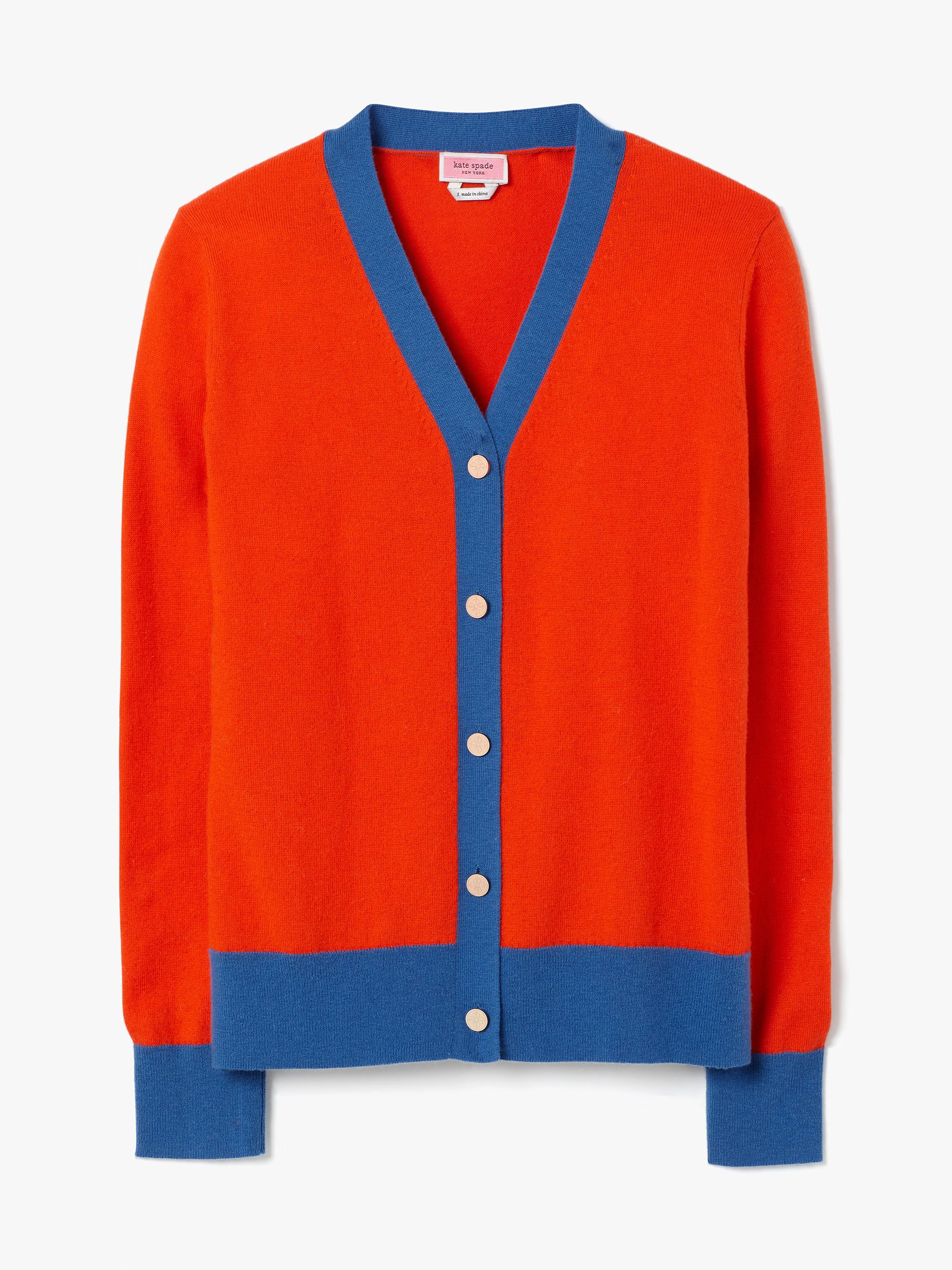 Colorblock V-Neck Cardigan | Kate Spade (US)