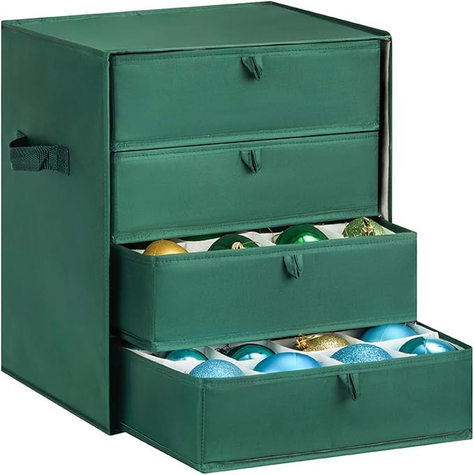 Vencer Green Drawer Christmas 64 Ornament Storage,VHO-013 | Amazon (US)