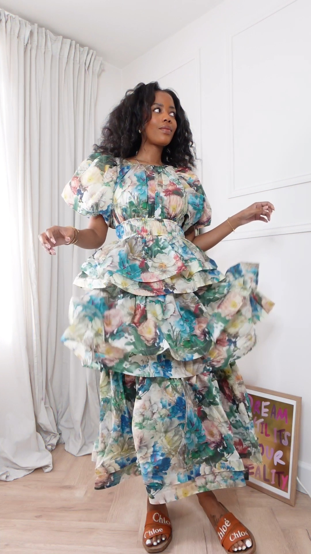 & other stories floral maxi dress & Other Stories Floral Printed Side Slit Dress  UFO No More