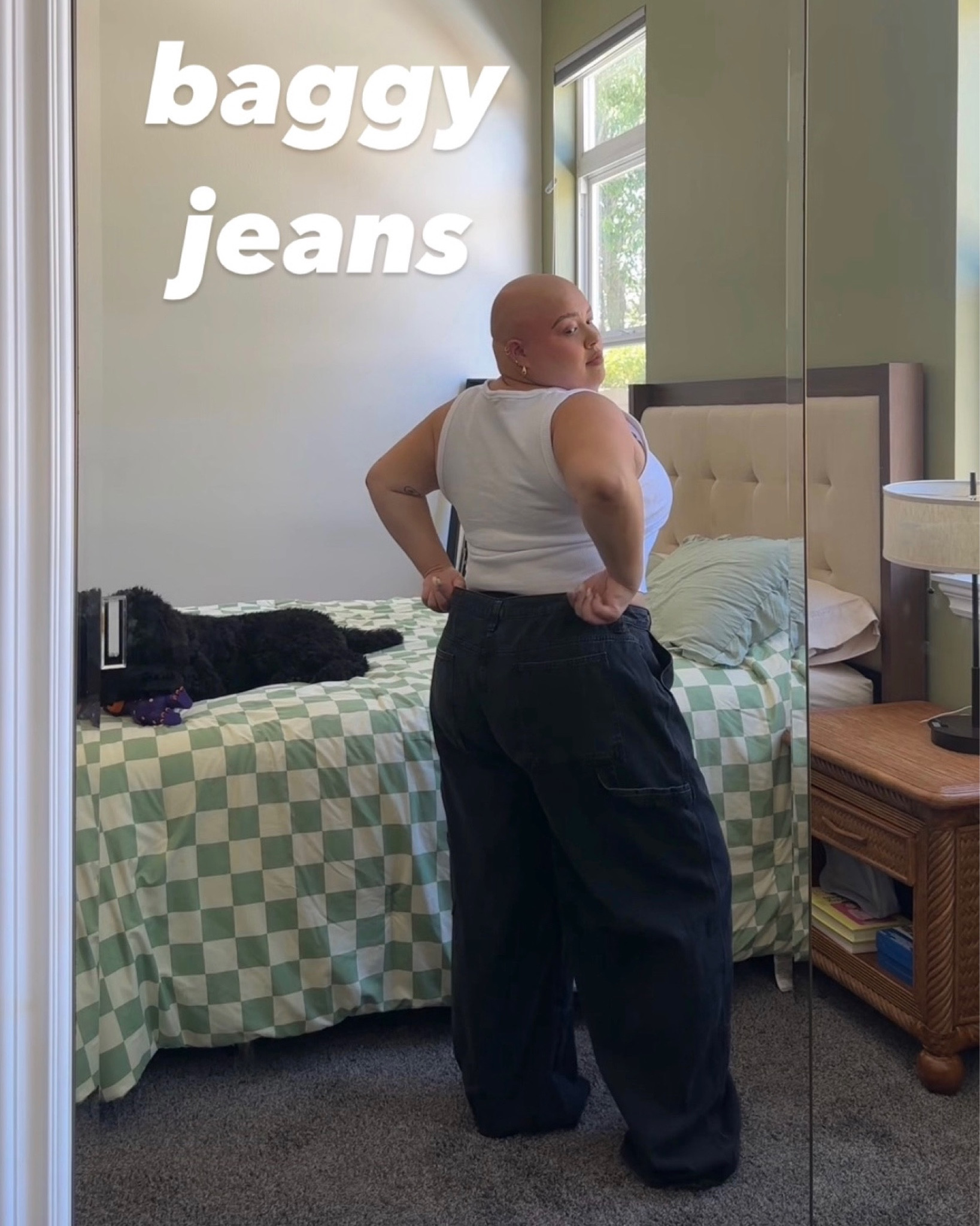 size 16 = fits perfectly
size 18 = baggy but not super baggy
size 20 = i need a belt but the extra baggy look is slaying

#LTKunder50 #LTKSale #LTKplussize