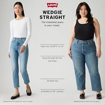 Levi's Women's Wedgie Straight Jeans | Amazon (US)