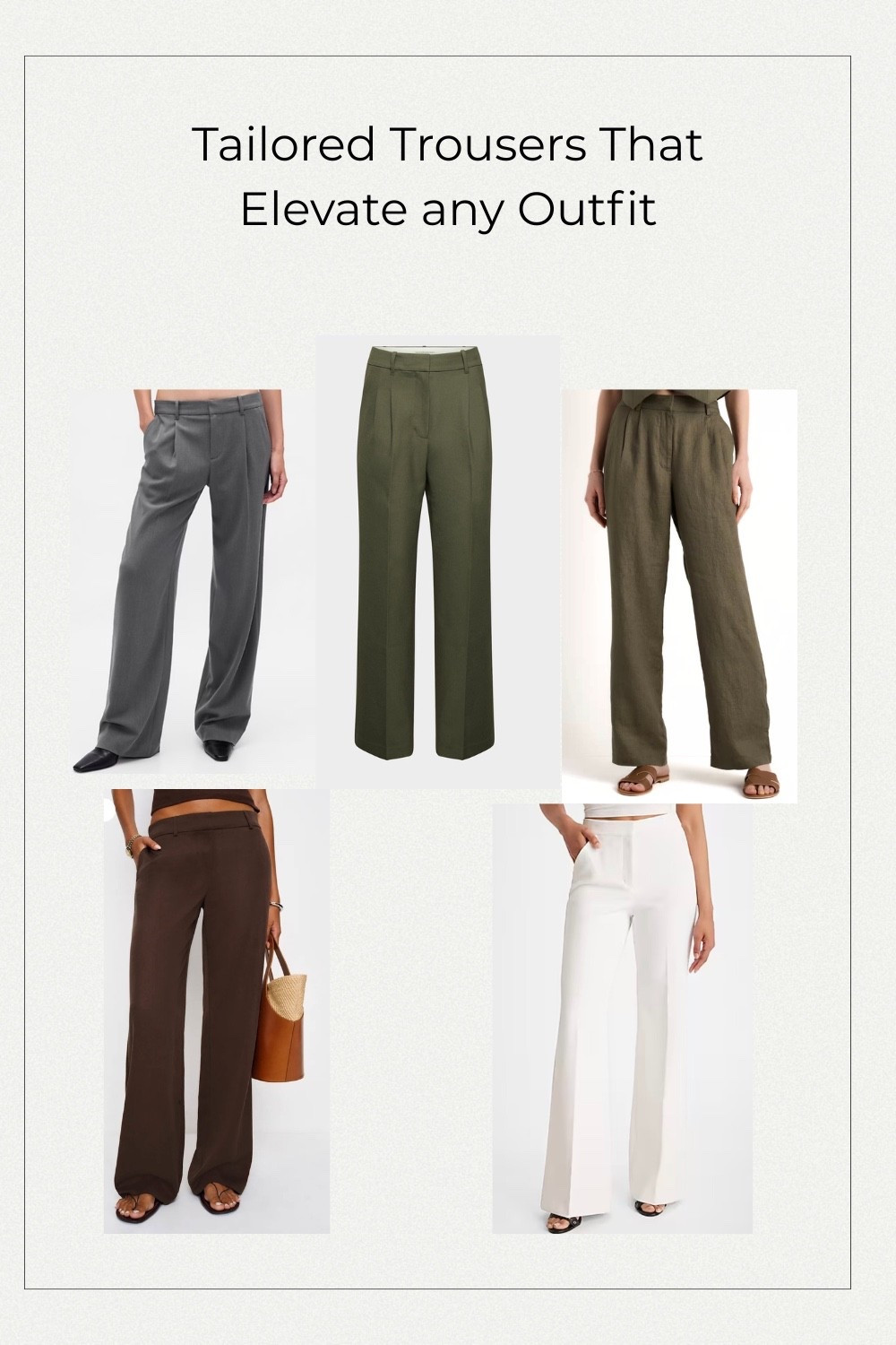 The easiest way to elevate your everyday outfits? Tailored trousers. These neutral wide-leg pairs are chic, versatile, and worth the investment — perfect for a minimal wardrobe refresh.

#LTKSaleAlert #LTKSpringSale #LTKWorkwear