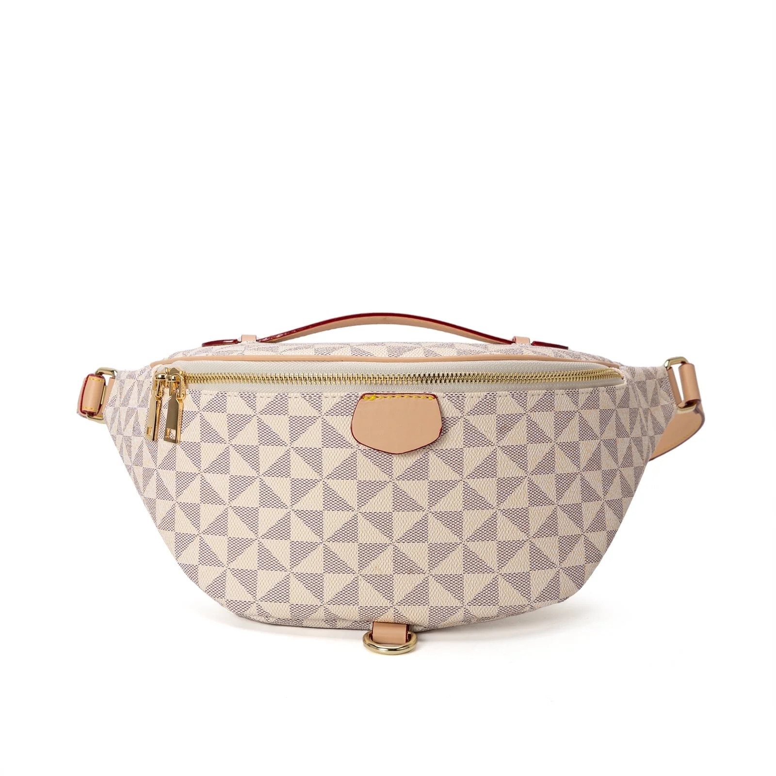 FUNING Pack Crossbody Bags for Women, Sling Bag for Women Small Belt Chest Bum Bag Checkered fann... | Walmart (US)