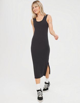 OFFLINE By Aerie OG Groove Midi Dress | American Eagle Outfitters (US & CA)