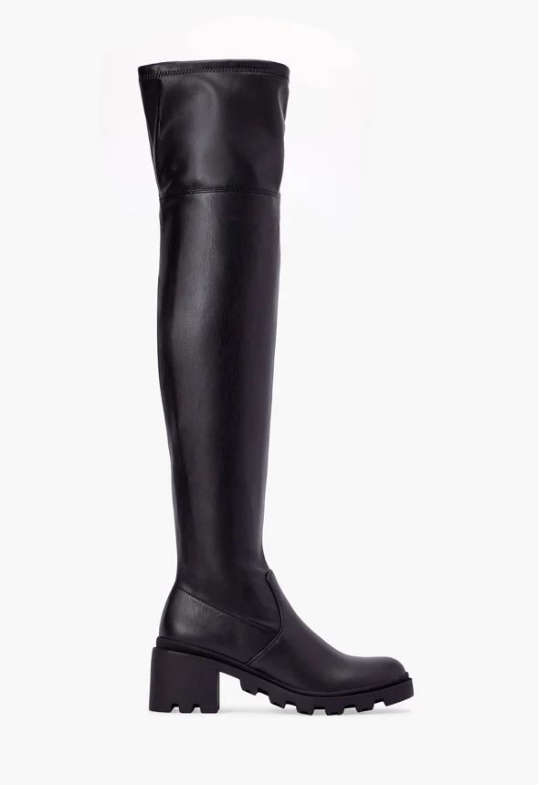 Jordane Lug Sole Over-The-Knee Boot | JustFab