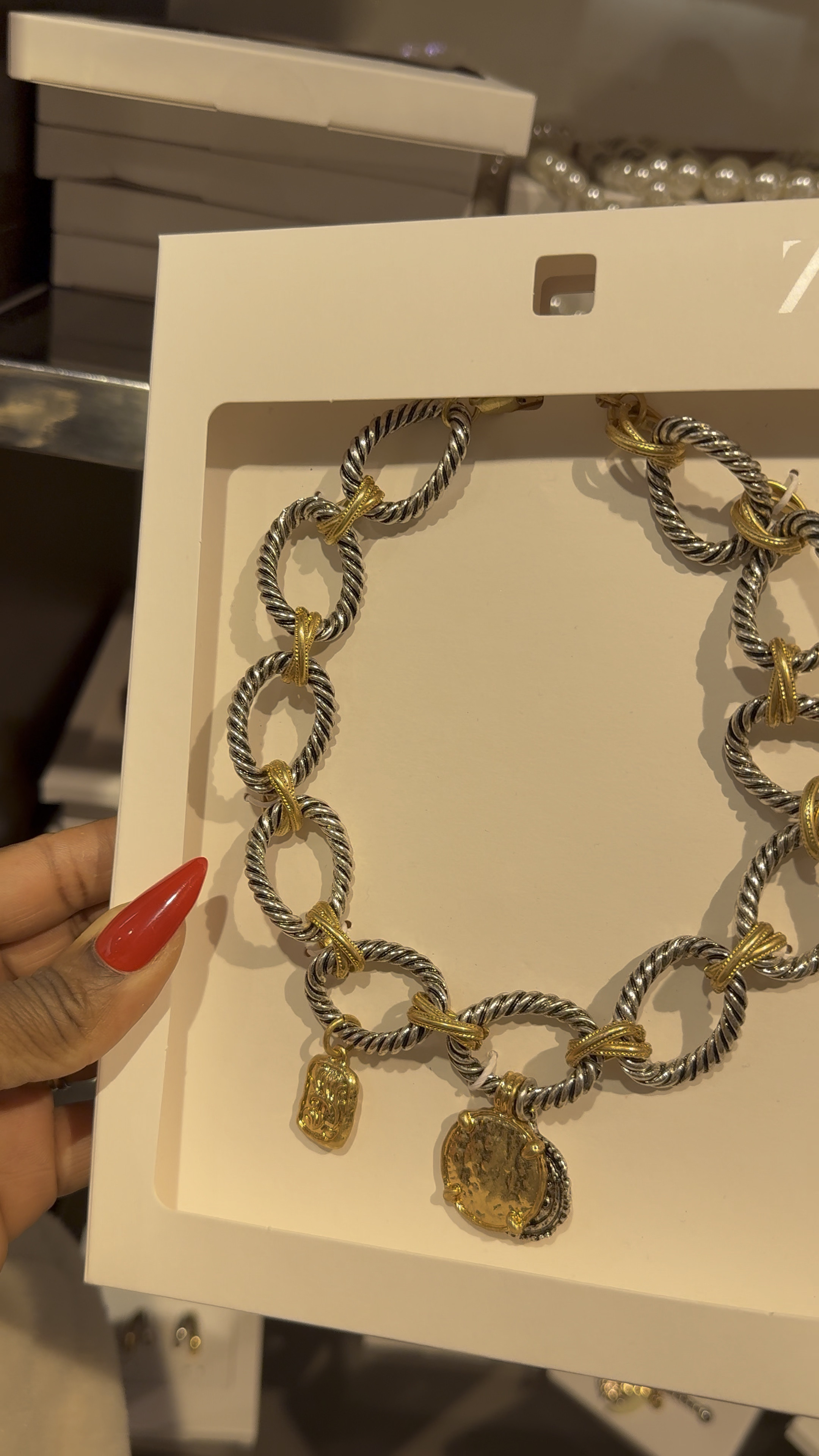 This is giving David Yurman vibes and I had to have it 🤩 when I saw it in store, it was an immediate yes!  I can’t wait to style it. I have a feeling this will sell out quickly just like many Zara pieces. You better run for it 

#LTKSeasonal #LTKFindsUnder50