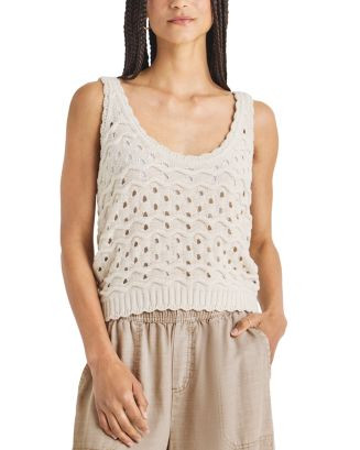 Lowen Open Knit Cropped Sweater Tank | Bloomingdale's (US)