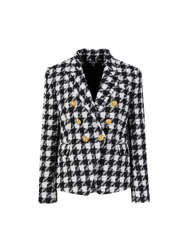 Nahnentritt-Blazer Weiß/Schwarz | Unger-Fashion.com