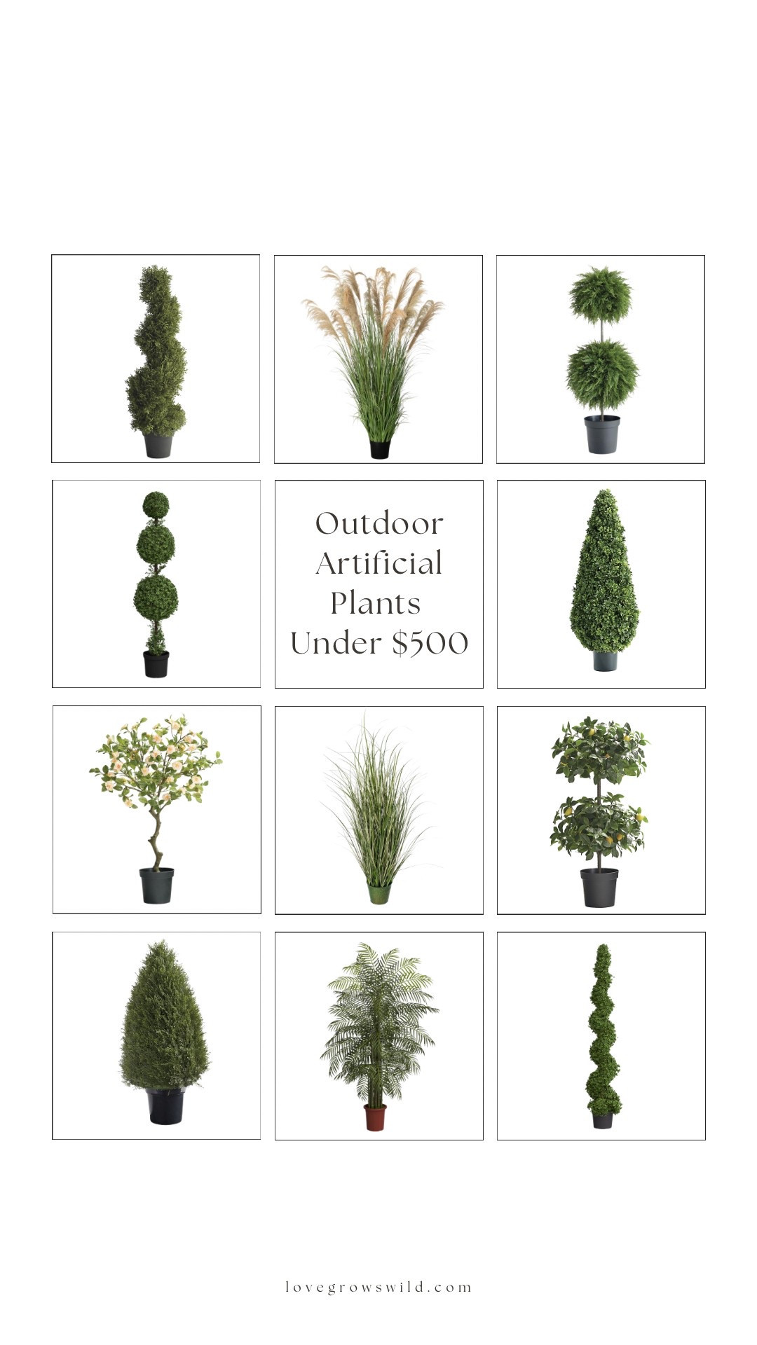 The best artificial plants, topiaries, trees, and flowers for OUTDOORS that are UV protected and under $500

#LTKSummerEdit #LTKSeasonal #LTKHome