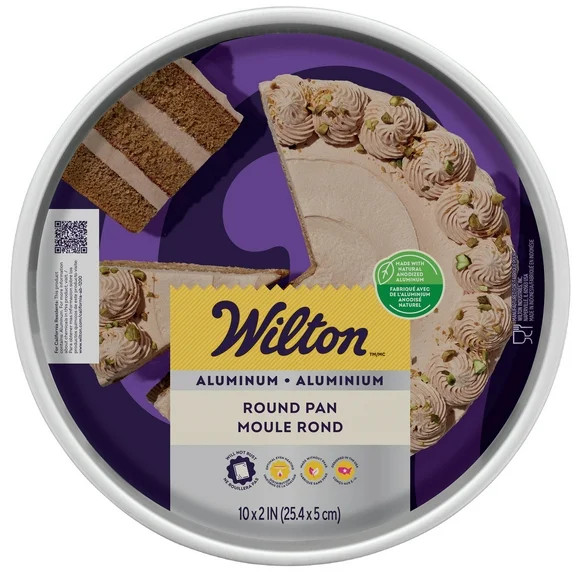 Wilton Aluminum 6" Round Cake Pan 2" Depth Layer Cake Baking Pan | Walmart (US)