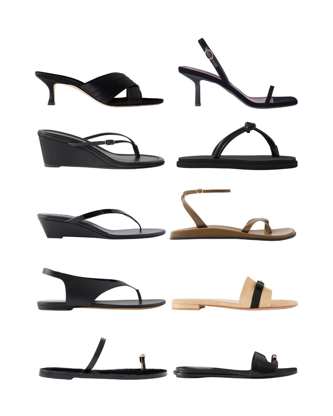 The summer sandal edit you actually need. Black, tan, flat, heeled — every style covered and all on sale at Net-a-Porter right now. These are the shoes that go with everything and last for years. 

designer sandals on sale, black sandals summer 2026, kitten heel sandal, black mule heels, wedge sandal designer, flat sandal luxury, net-a-porter shoe sale, minimalist sandal, tan leather sandal, summer shoes over 40

#LTKSaleAlert #LTKootd #LTKSeasonal