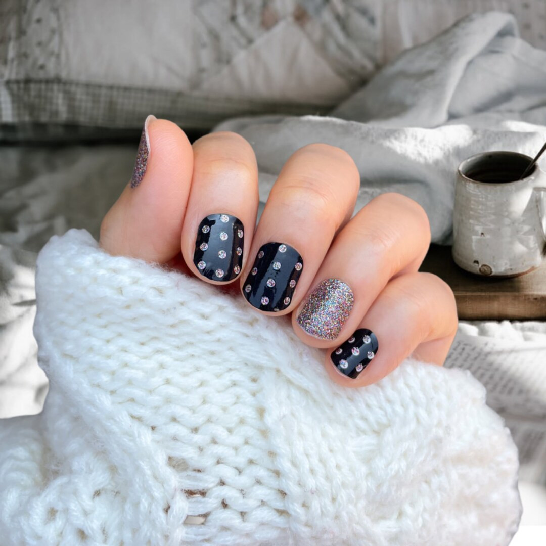 Fall Nail Wraps Fall Ball Nail Polish Stickers Nail Strips - Etsy | Etsy (US)