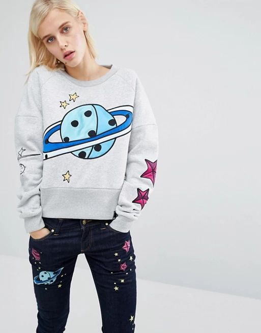 House of Holland x Lee Planet Embroidered Sweatshirt | ASOS US
