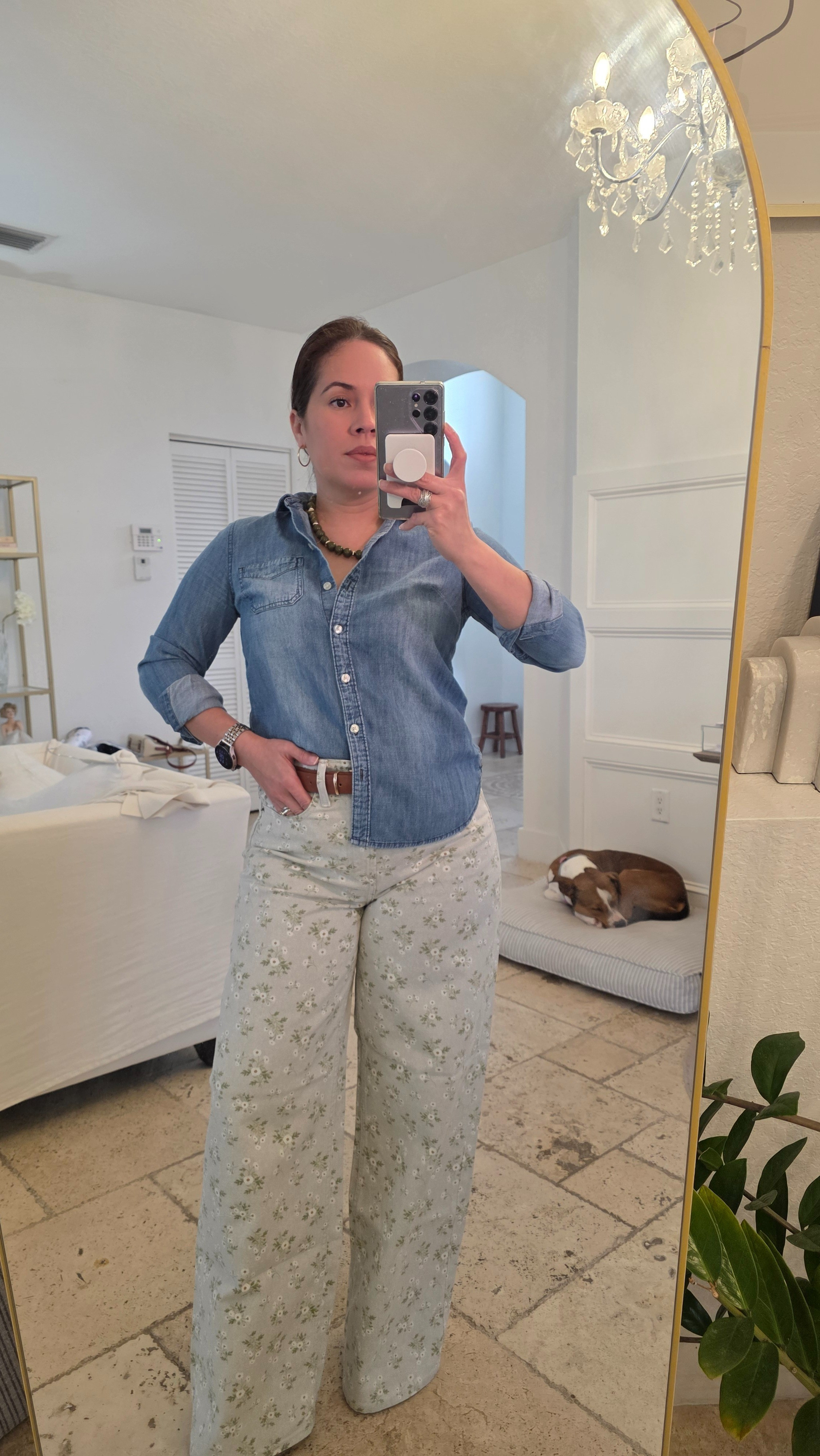 I’m loving these floral jeans from Old Navy