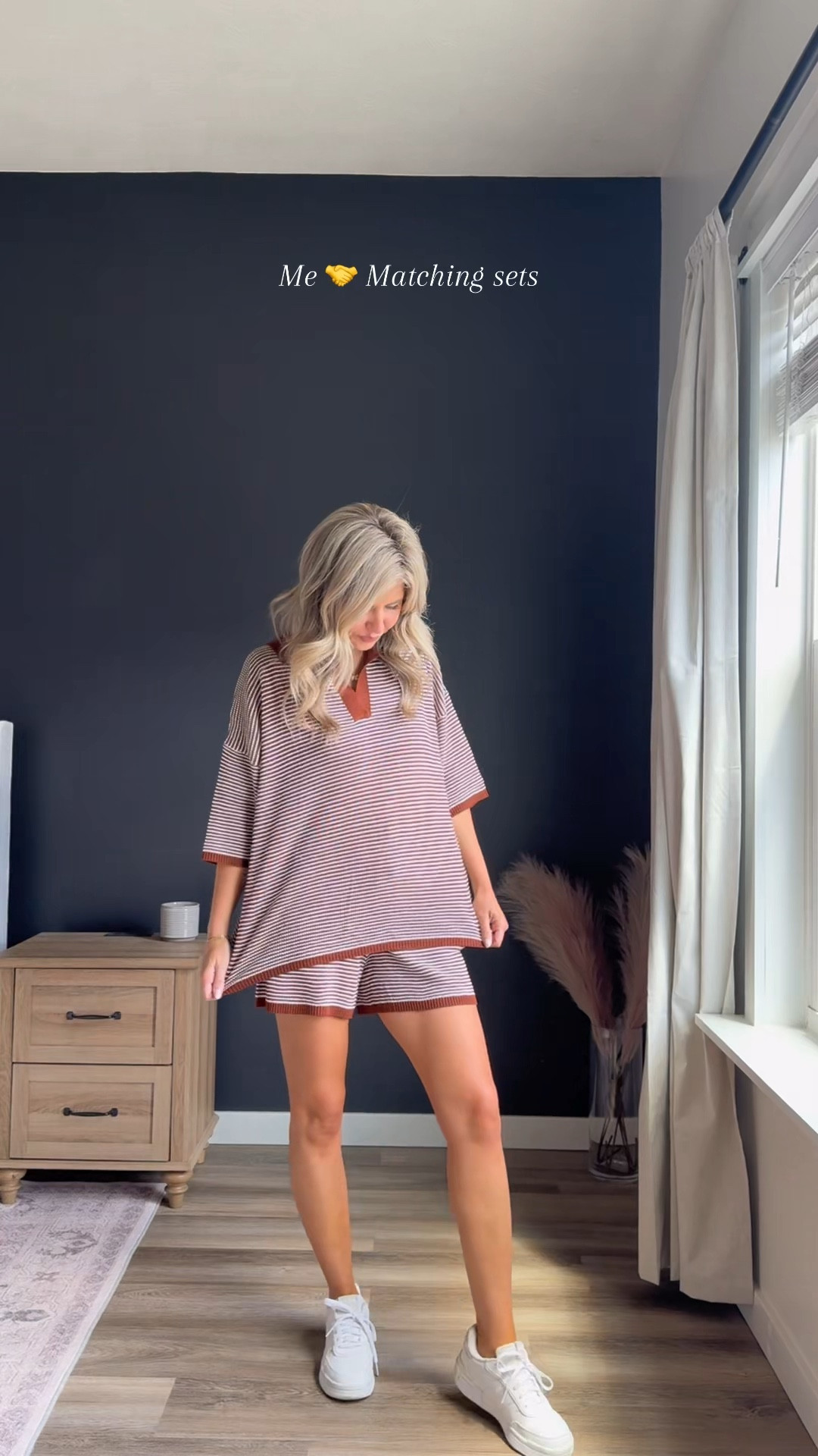 Striped matching set • I did a small but think I could size down to an XS! 

#LTKFindsUnder50 #LTKSeasonal #LTKStyleTip