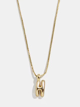 Gwen Mini Bubble Initial Necklace - Gold | BaubleBar (US)