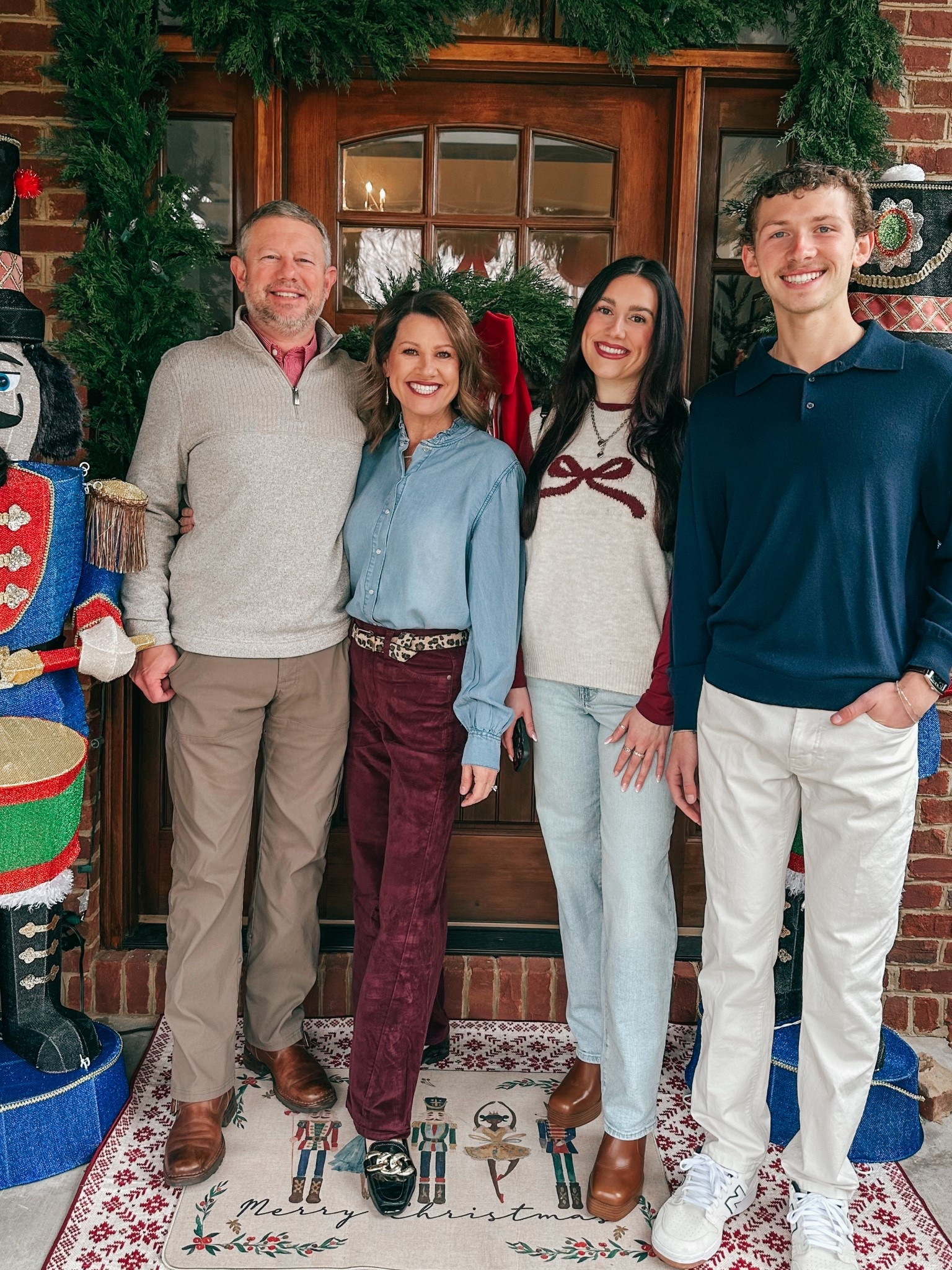 Sunday outfit details. #ootd #outfit 
I sized up one size in the denim shirt. 

#LTKHoliday #LTKootd #LTKmomlife