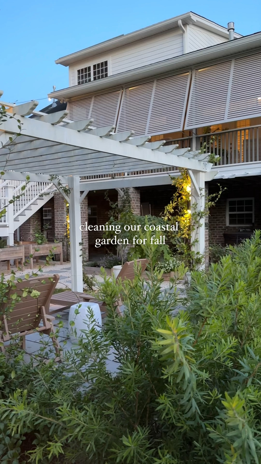 Our yard & garden has so much debri from the remodel and I got to work cleaning it with the help of @walmart #WalmartPartner. So happy to have this happy place back and prep it for fall using the @HARTToolsUSA Axial Leaf Blower. It has a chargeable battery with a turbo fan and no fumes to deal with! Grab my favorite lawn cleanup by following along in my LTK. #FallRefresh