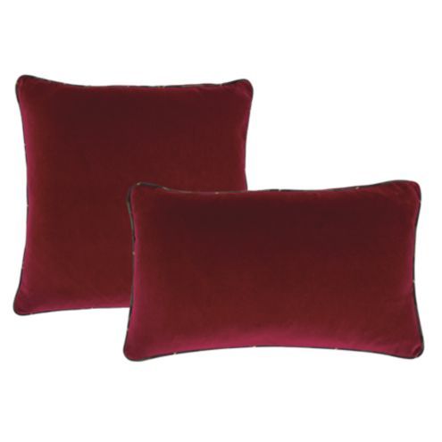 Signature Velvet & Plaid Pillow | Ballard Designs, Inc.
