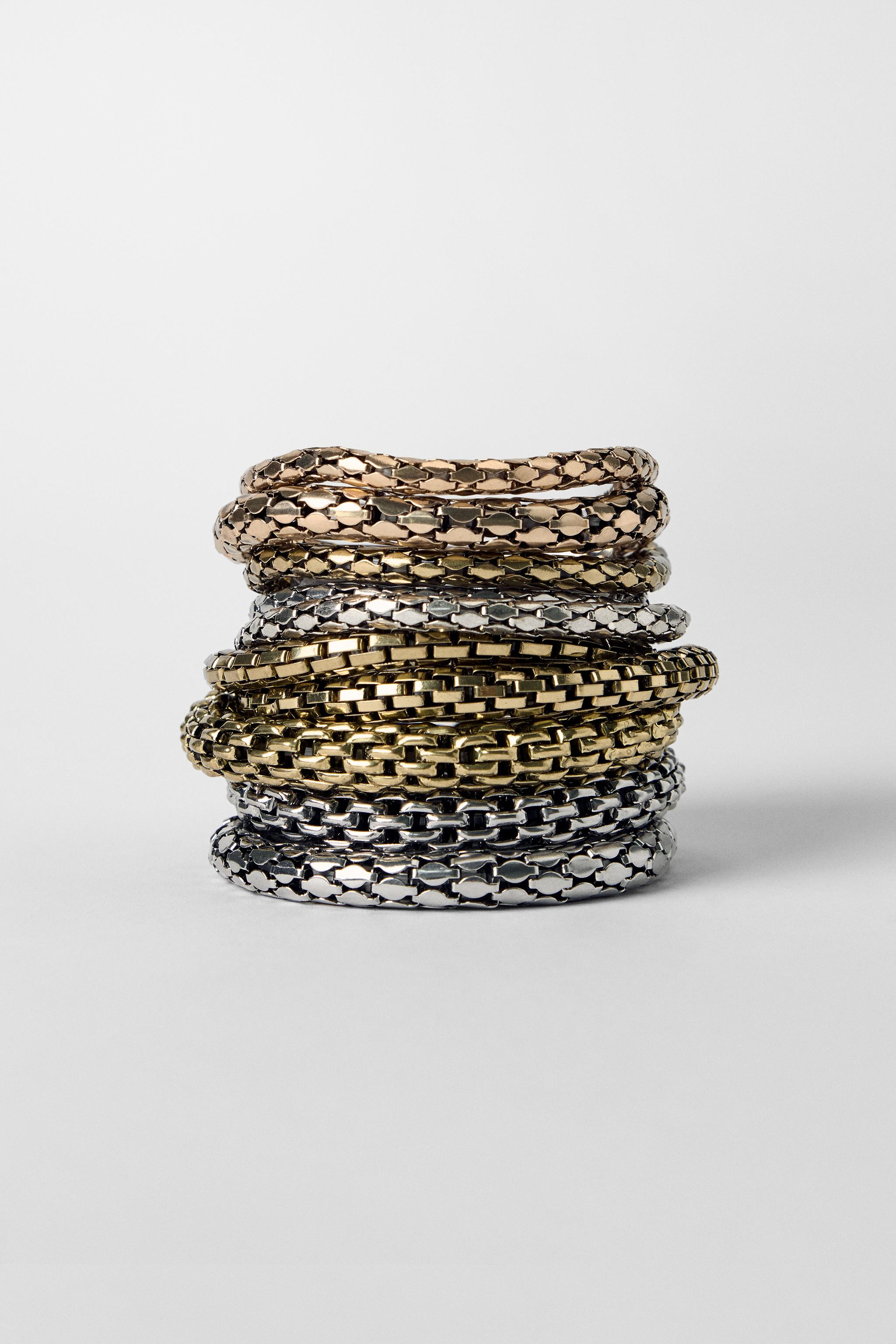 PACK OF METAL BRACELETS KATE MOSS X ZARA | Zara UK