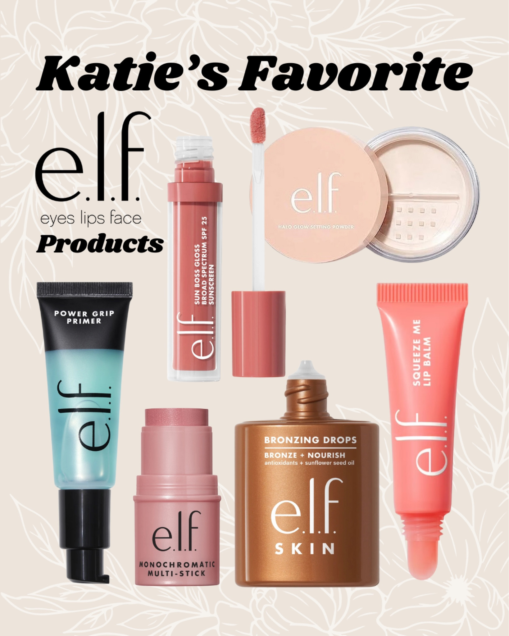 Katie’s Favorite e.l.f. Cosmetics products! ⭐️⭐️⭐️⭐️⭐️

@walmart #walmartpartner #walmartbeauty

#LTKBeauty