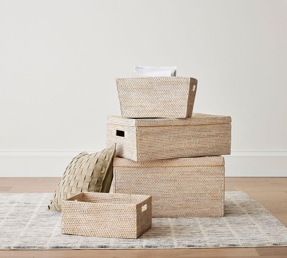 Tava Handwoven Utility Baskets | Pottery Barn (US)