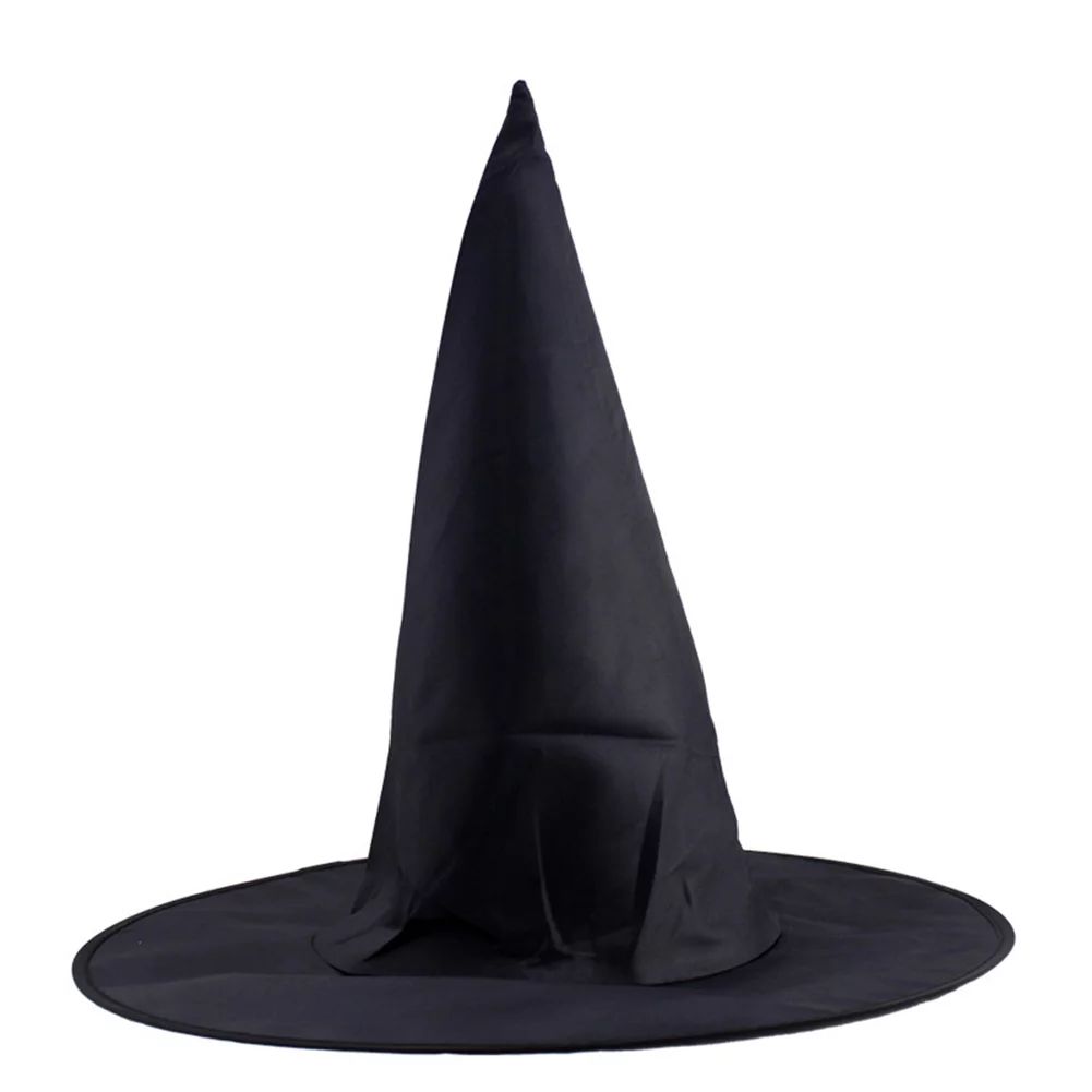 Cuteam Witch Hat,Adult Women Black Witch Hat Pointy Cap Halloween Party Costume Cosplay Accessory... | Walmart (US)