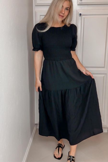 Black Dress 
Spring Dress
#ltkstyletip 
#LTKSeasonal #LTKfindsunder50