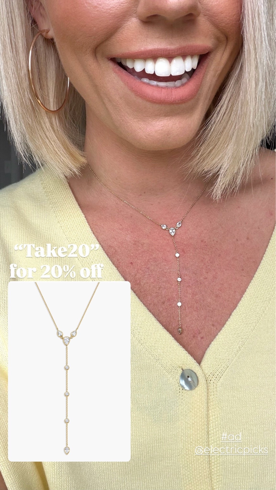 This necklace is subtle but makes a statement!!! Use code TAKE20 for 20% off!! #ad

#LTKSaleAlert #LTKootd #LTKSeasonal