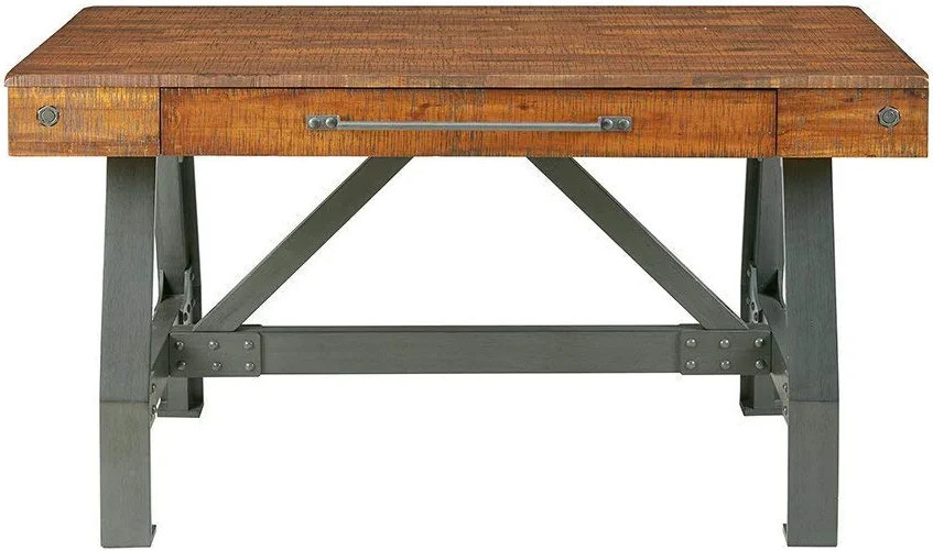 INK+IVY Lancaster Desk Amber/Graphite Work from Home, See | Amazon (US)