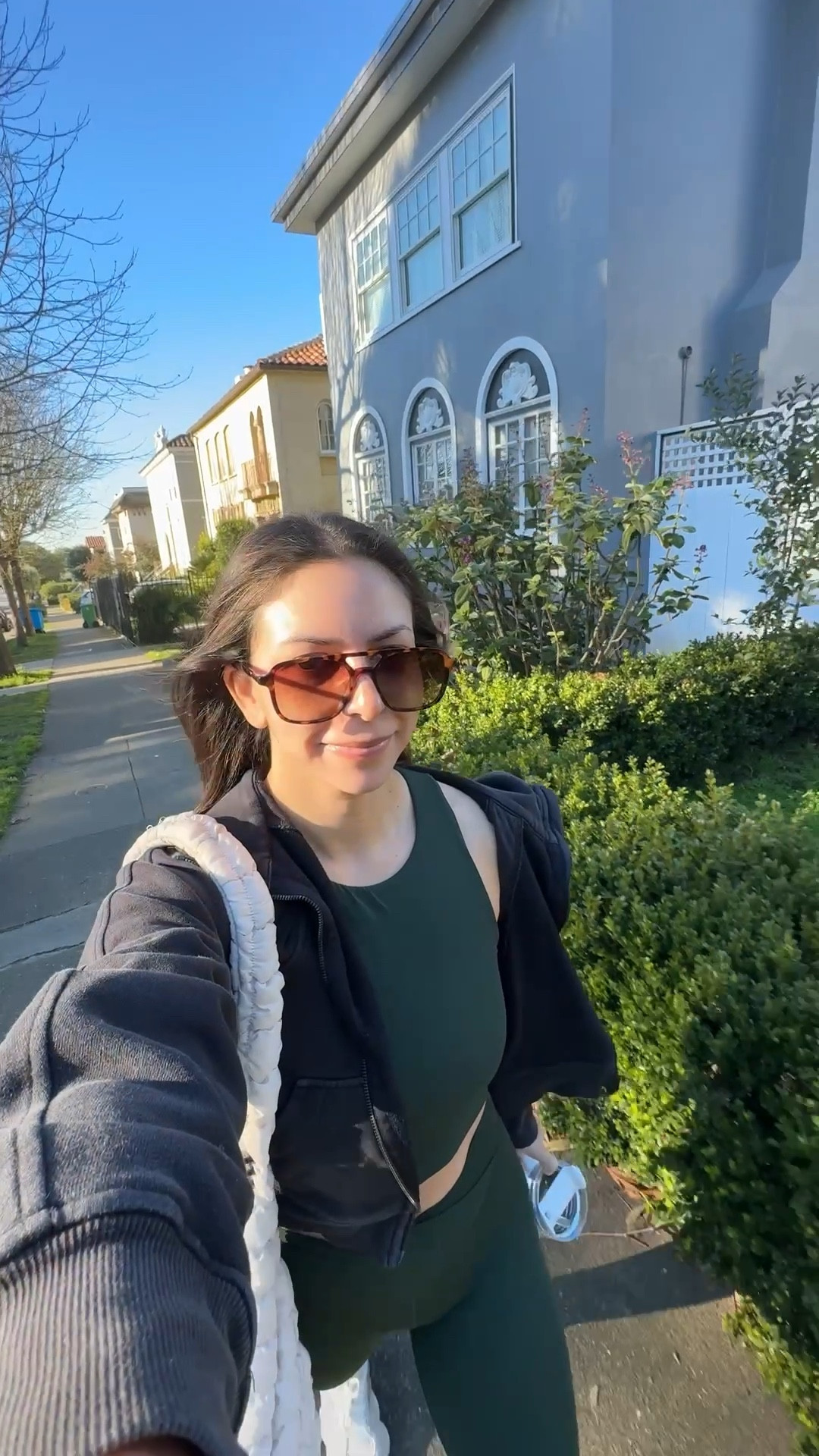 My go to workout set from Aerie! Super comfortable (and petite friendly) and comes in a bunch of colors!

Aerie bra top- medium
Aerie leggings- small short (on sale $20)
Amazon sunglasses
Target puffer tote bag
Lululemon zip up hoodie- xs/s
Revolve grip socks
New balance 9060 sneakers

Petite, active wear, fitness, barre outfit, Pilates outfit, workout outfit, athleisure 


#LTKfitnessgoals #LTKActive #LTKPetite