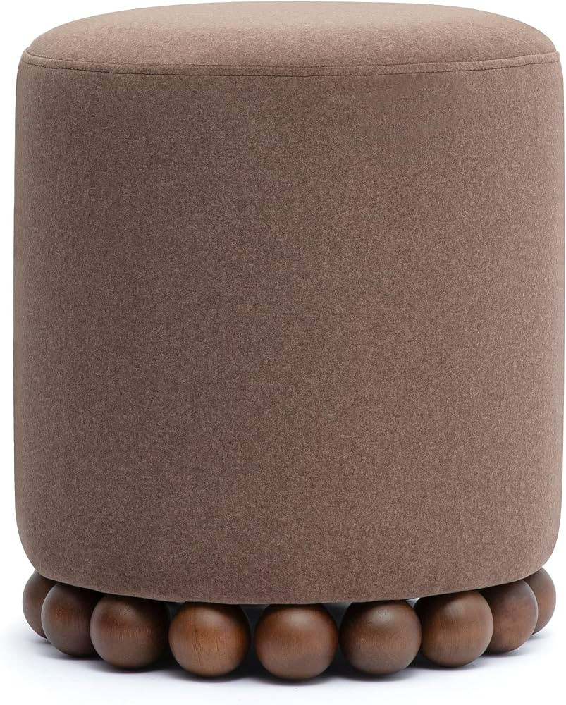 TOV Furniture Dex Brown Performance Vegan Mohair Ottoman | Amazon (US)
