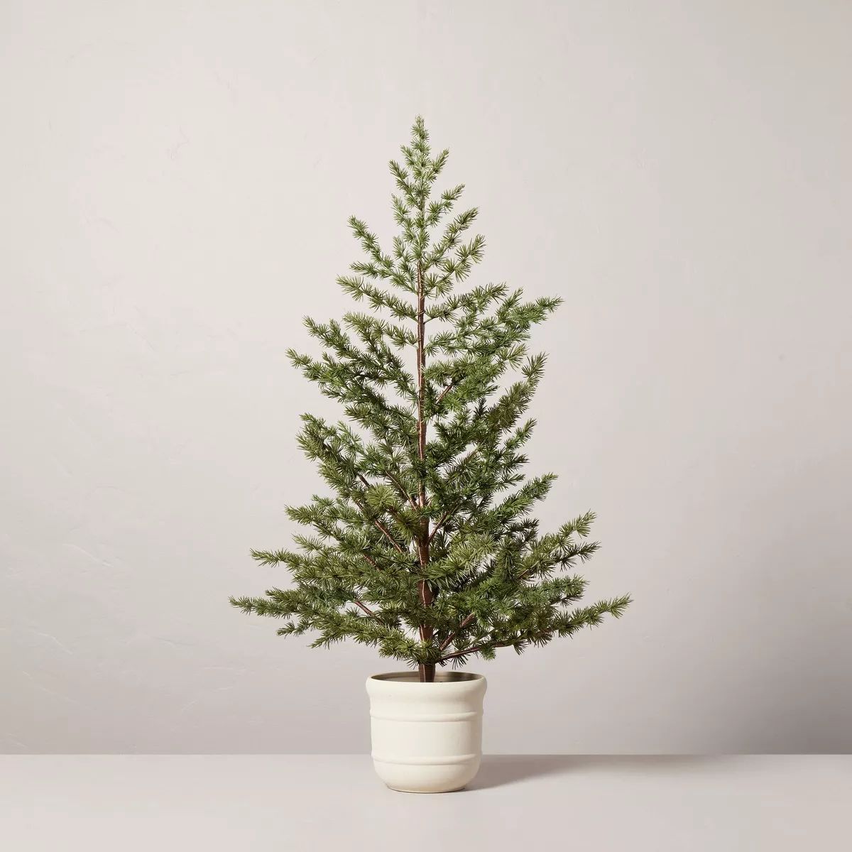 40" Faux Spruce Christmas Tree in Ceramic Pot - Hearth & Hand™ with Magnolia | Target