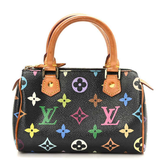 Louis Vuitton Monogram Multicolor Mini Sac HL Speedy Black | FASHIONPHILE (US)