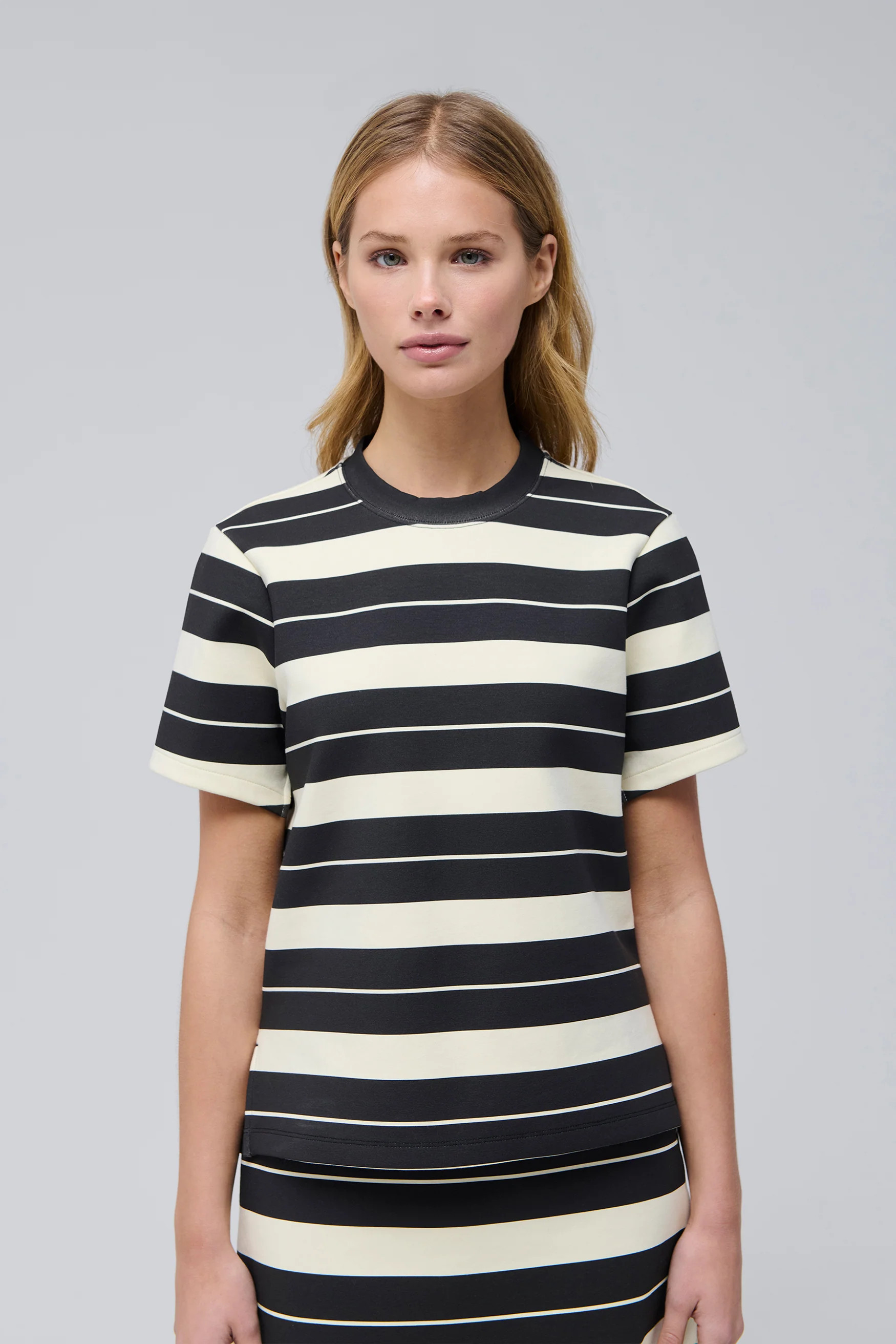 STRIPE SLIT TEE | Renggli