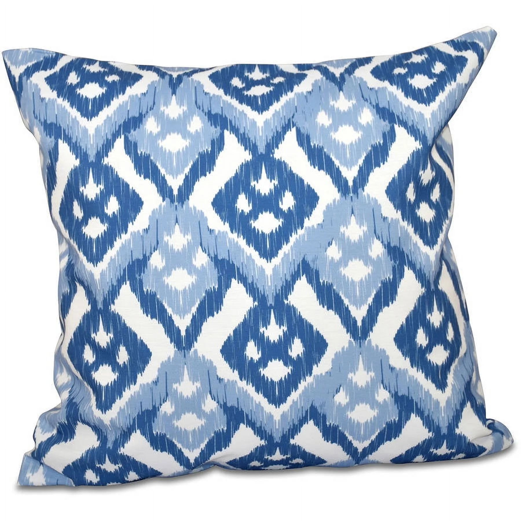 Simply Daisy 16" x 16" Hipster Geometric Outdoor Pillow, Blue | Walmart (US)