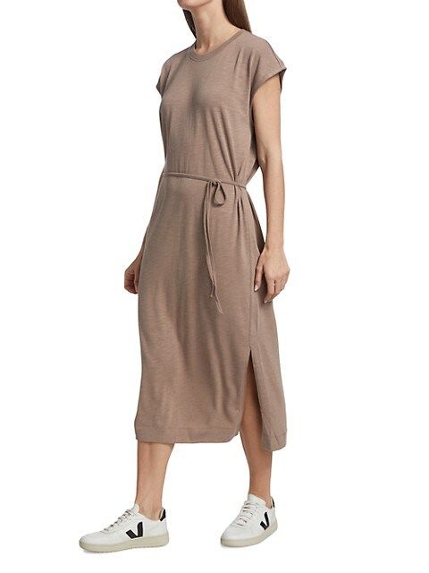 Vero Split Belted Midi-Dress | Saks Fifth Avenue