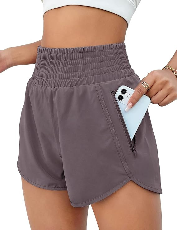 BMJL 2.5" Athletic Shorts for Women Comfy High Waisted Short with Pocket | Amazon (US)