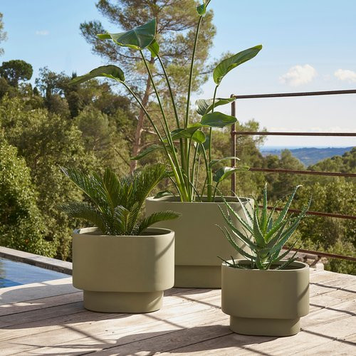 Fervia Clay Fibre Plant Pot Holder Height 40cm | La Redoute (UK)