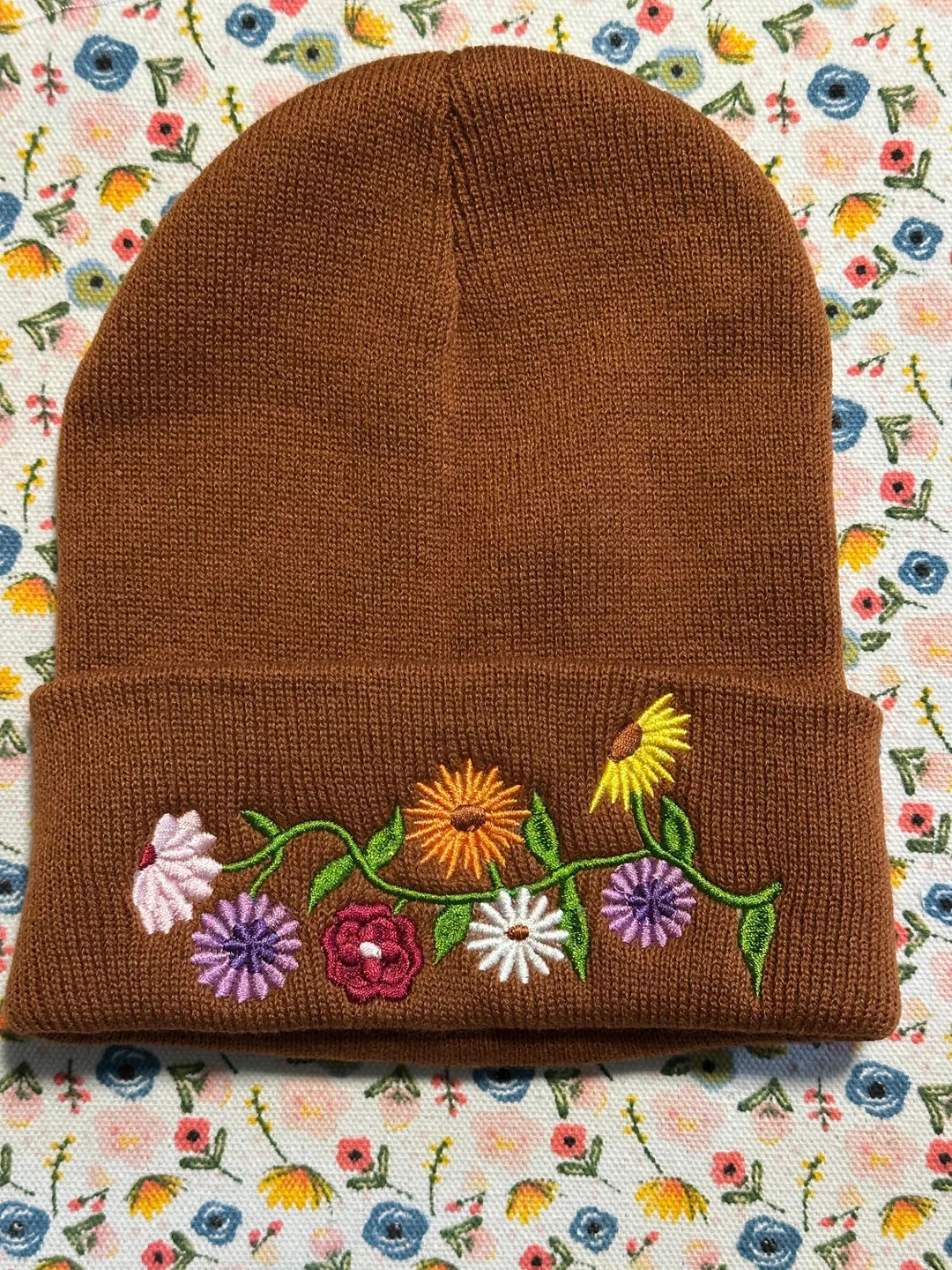 Acoustic Set Flower Beanie - Etsy | Etsy (US)