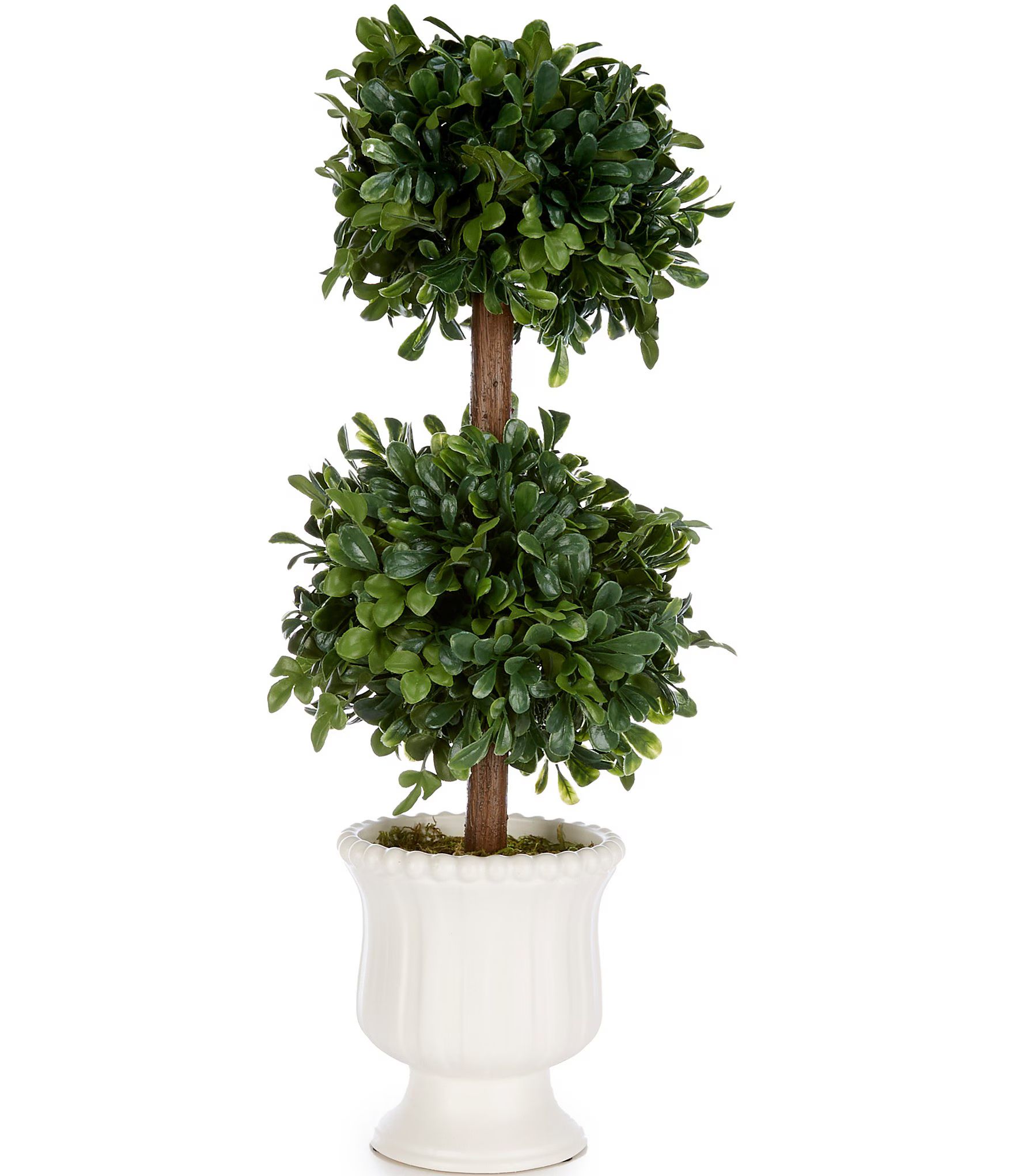 Southern Living Double Ball Topiary Faux Boxwood Potted Plant | Dillard's | Dillard's