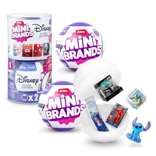 Mini Brands Disney Store Series 3 (2 Pack) by ZURU, Disney Themed Surprise Collectible Minis, Blind Packaging, Disney Themed Collectibles | Amazon (US)
