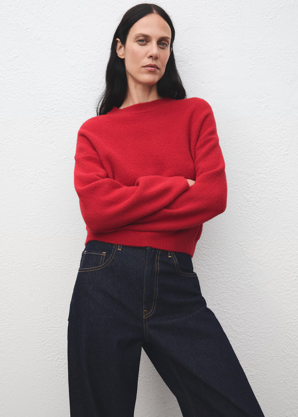 Round-neck knitted sweater | Mango (US/MX/AU)