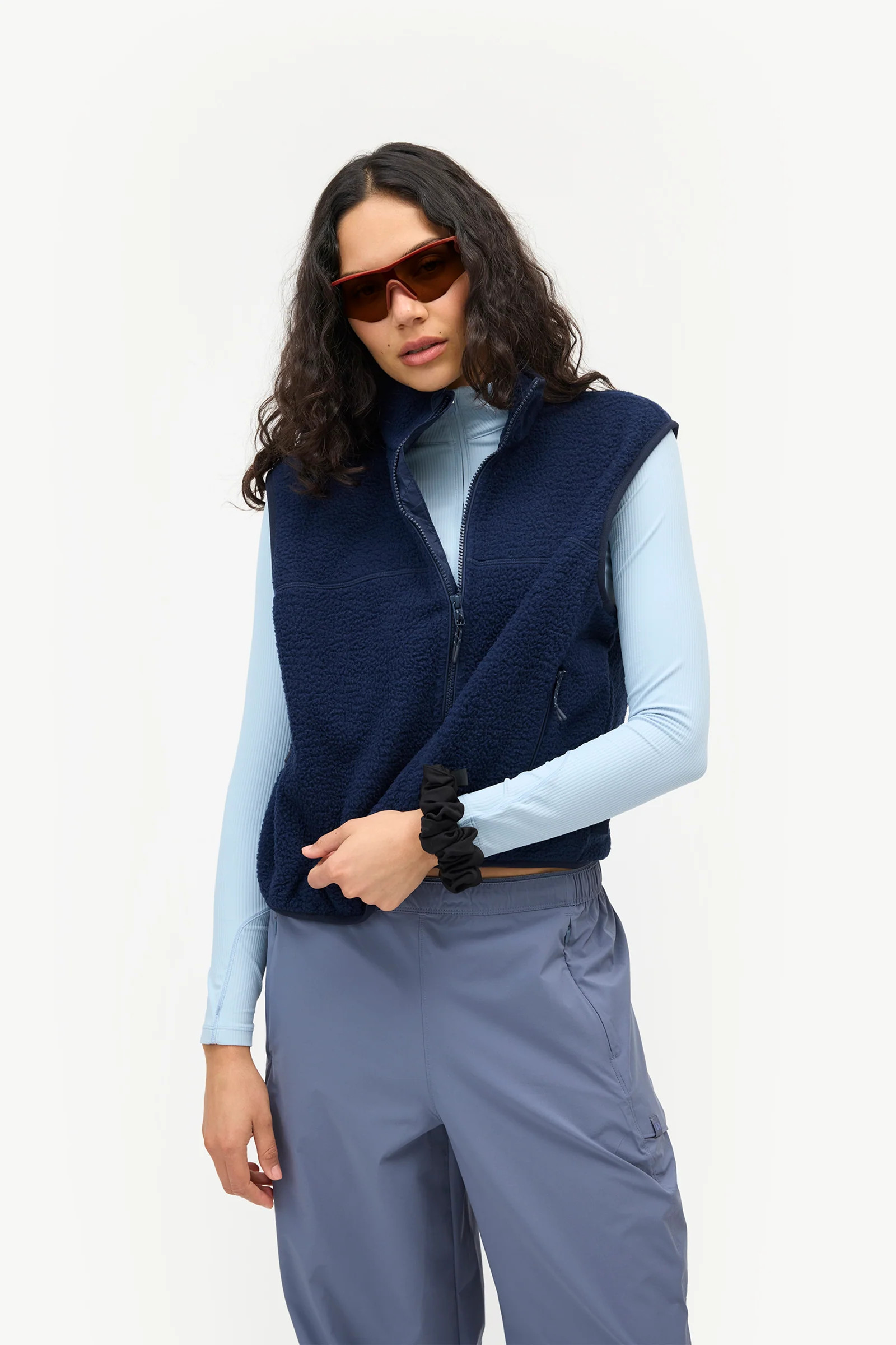 Chapelle Fleece Vest S / Navy | Halfdays