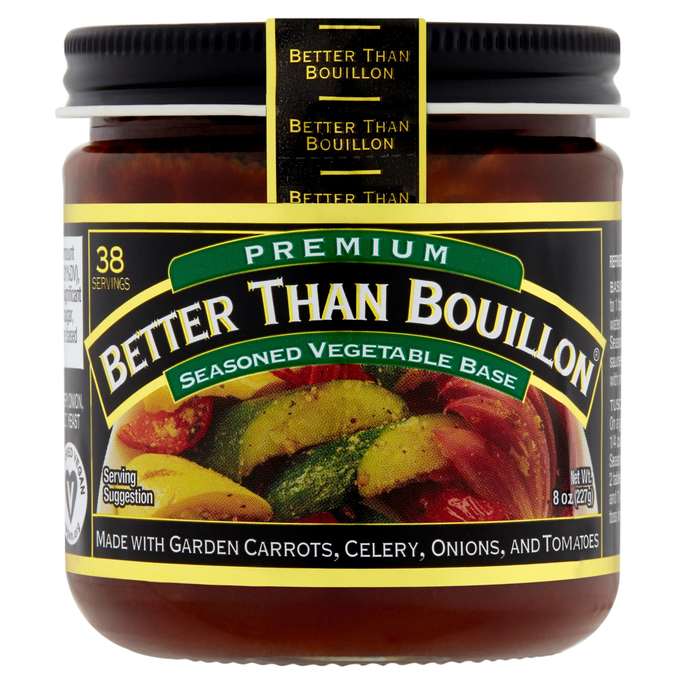 Better Than Bouillon Premium Seasoned Vegetable Base, 8 oz Jar | Walmart (US)