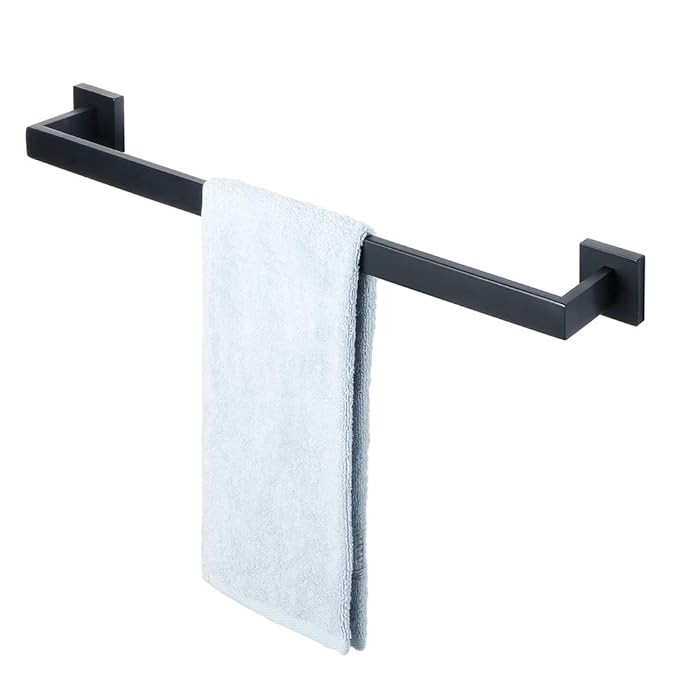 Alise GA7201B Bathroom Towel Bar Wall Mount 24-Inch,SUS304 Stainless Steel Matte Black | Amazon (US)